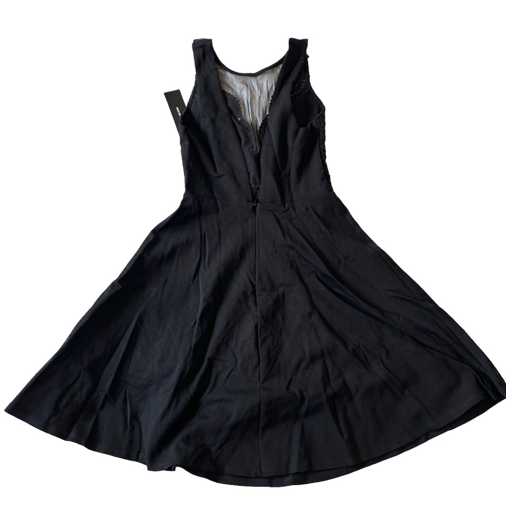 Lulu’s Black Lace Skater Dress XS - Picture 7 of 7